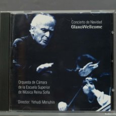 CDs de Música: CD. MENUHIN. CONCIERTO DE NAVIDAD. GLAXOWELLCOME