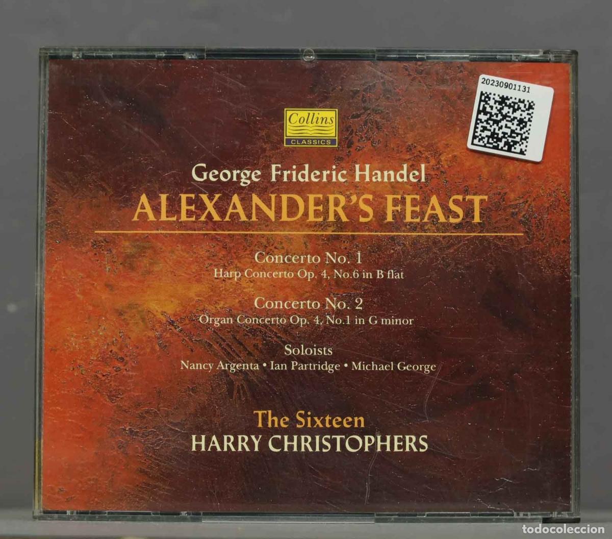 CDs de m&uacute;sica: 2 CD. Christophers &ndash; Alexander&acute;s Feast. HANDEL - Foto 2