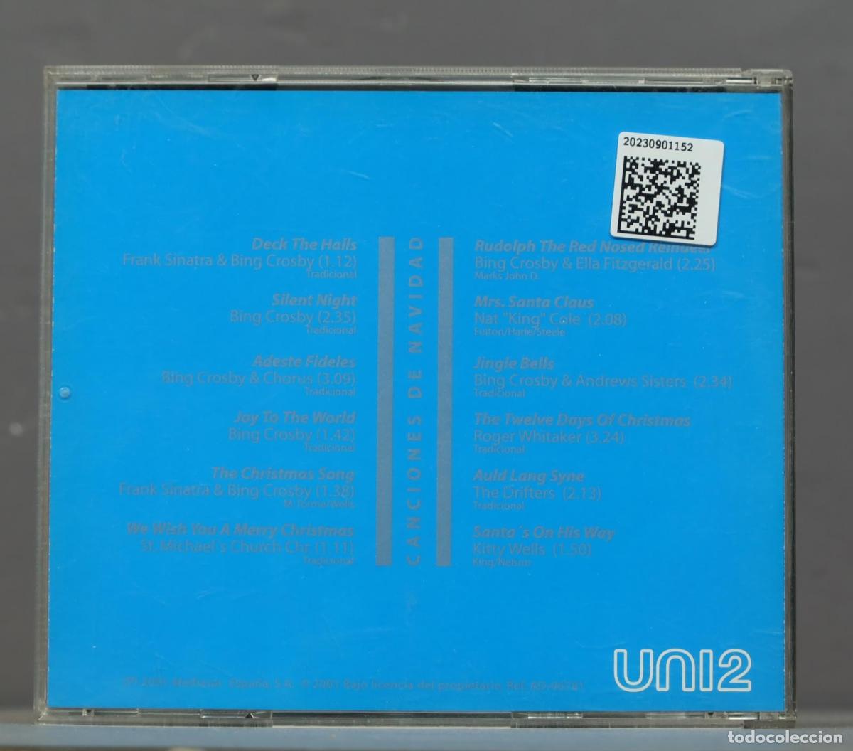 CDs de m&uacute;sica: CD. UNI2. CANCIONES DE NAVIDAD - Foto 2