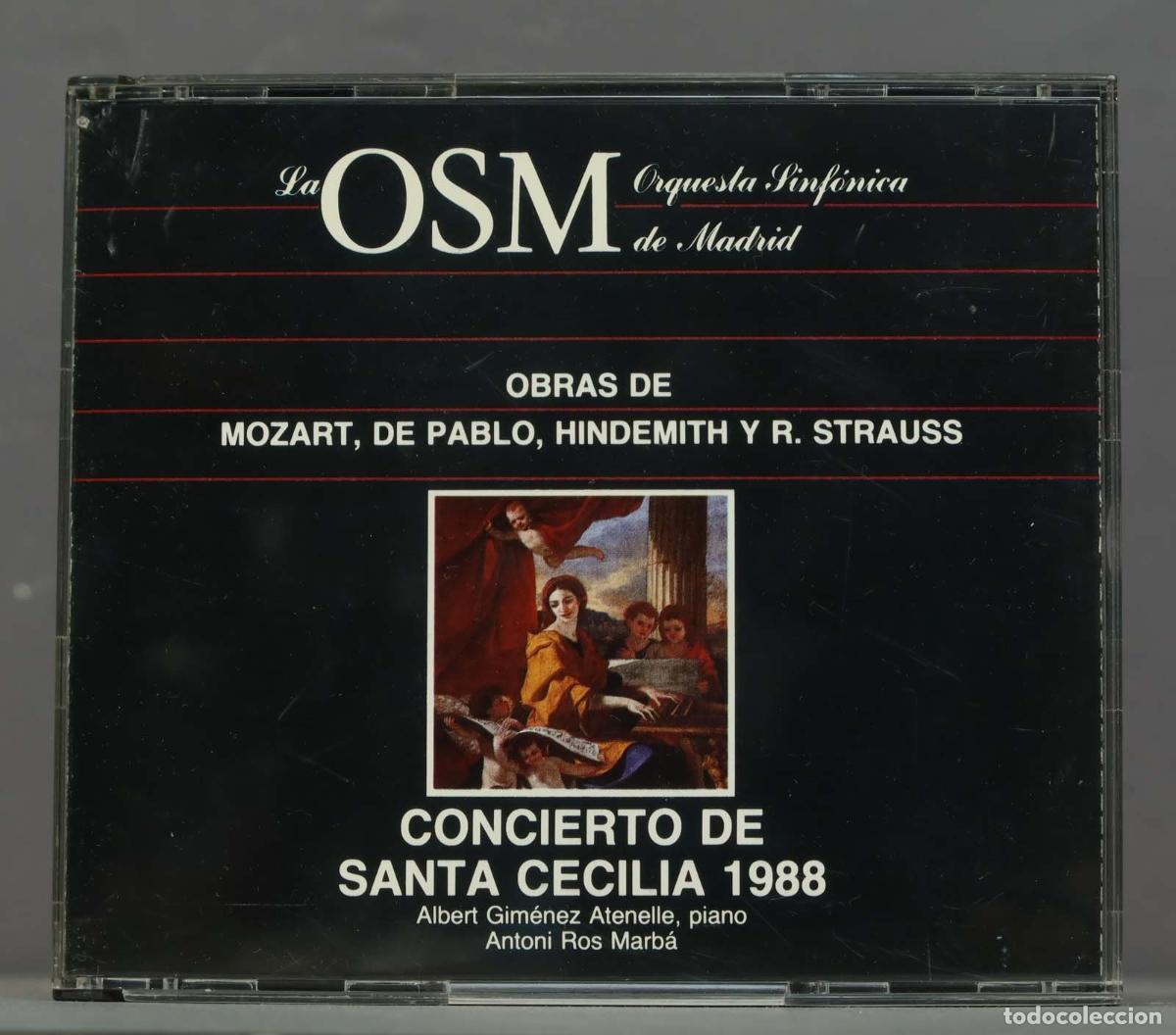 CDs de Musique: 2 CD. CONCIERTO DE SANTA CECILIA. 1998. ROS MABA. OSM