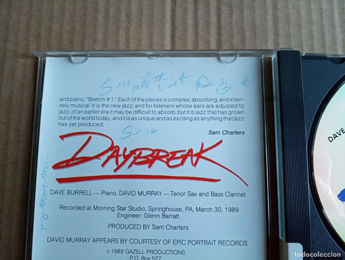 CDs de m&uacute;sica: DAVE BURRELL & DAVID MURRAY - DAYBREAK CD 1989 JAZZ - Foto 3