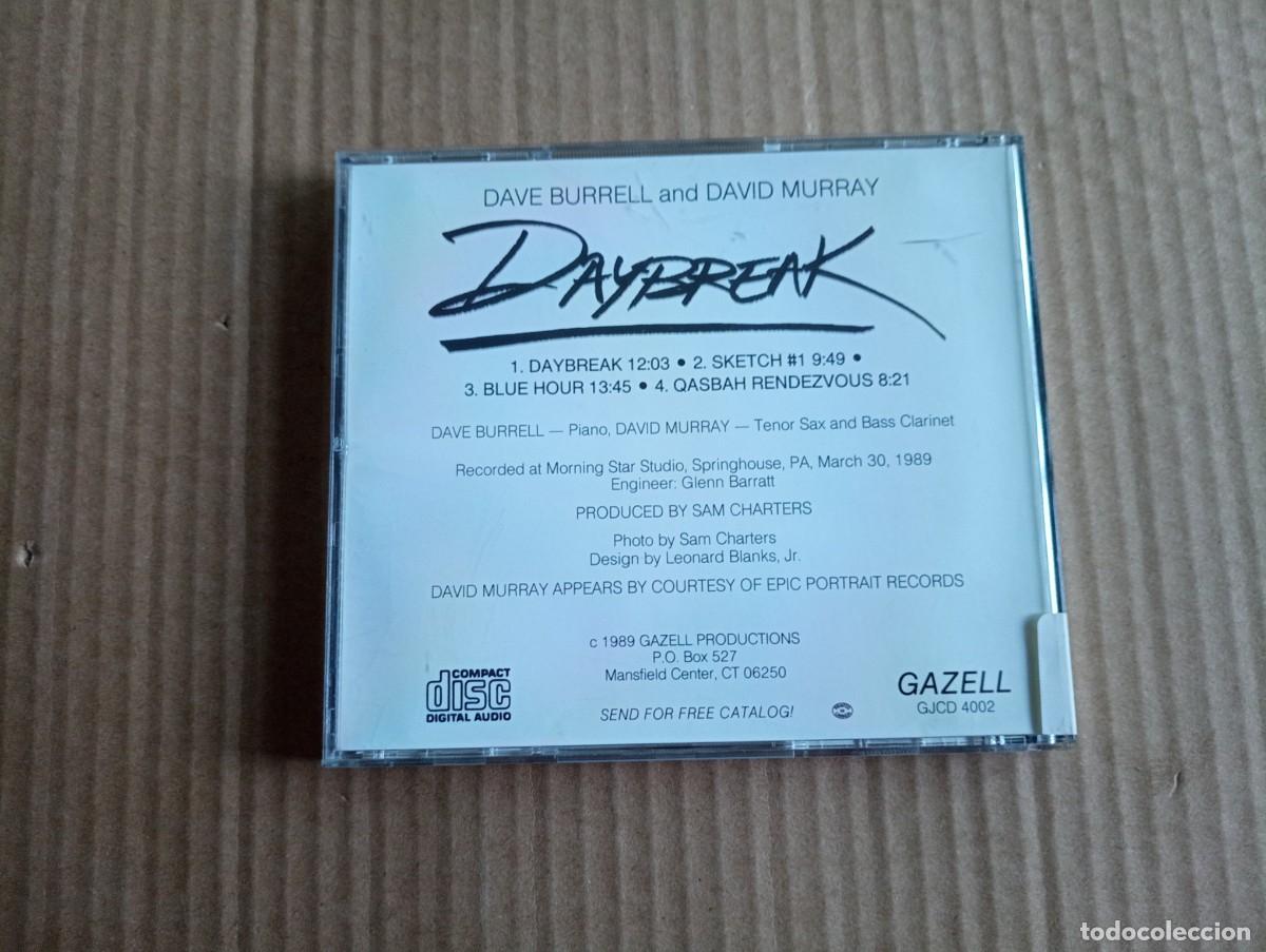 CDs de m&uacute;sica: DAVE BURRELL & DAVID MURRAY - DAYBREAK CD 1989 JAZZ - Foto 4