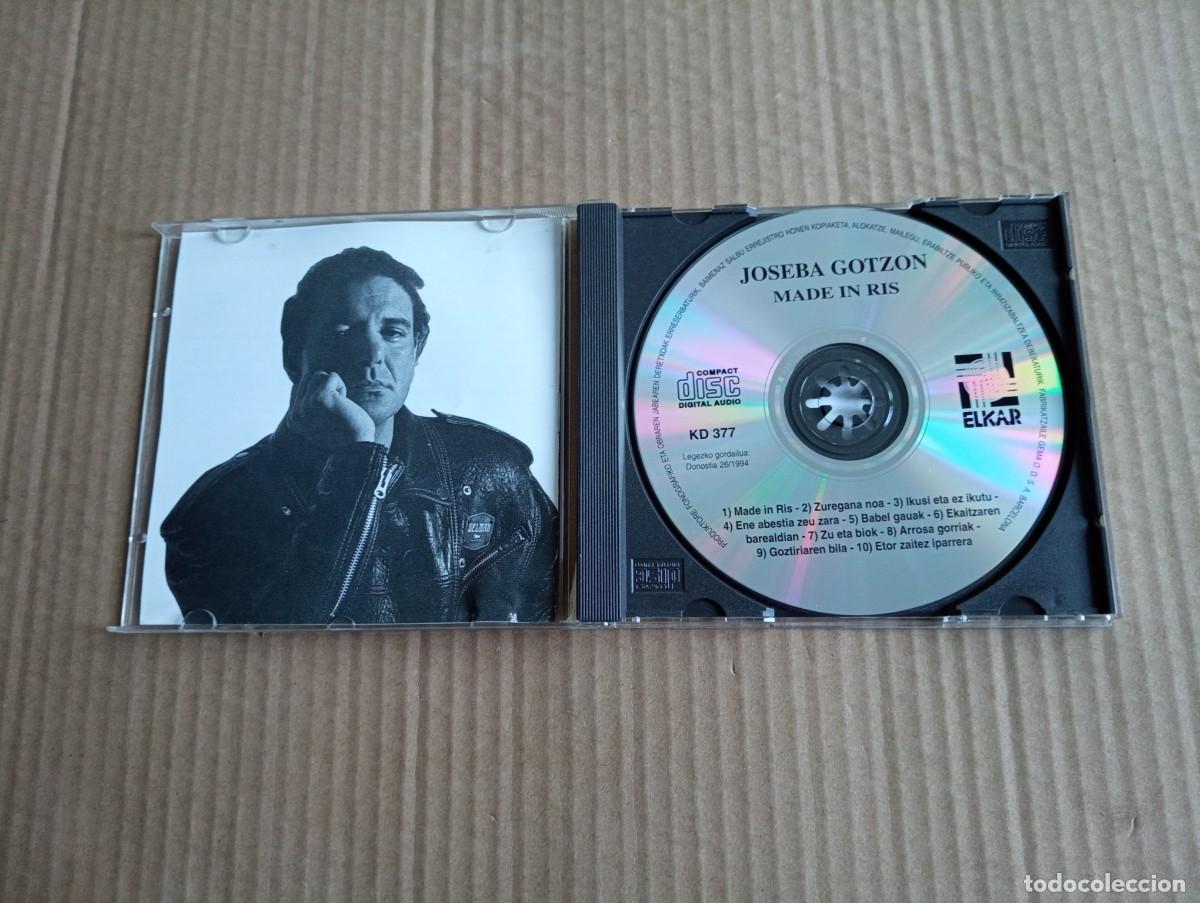 CDs de m&uacute;sica: JOSEBA GOTZON - MADE IN RIS CD 1994 - Foto 2
