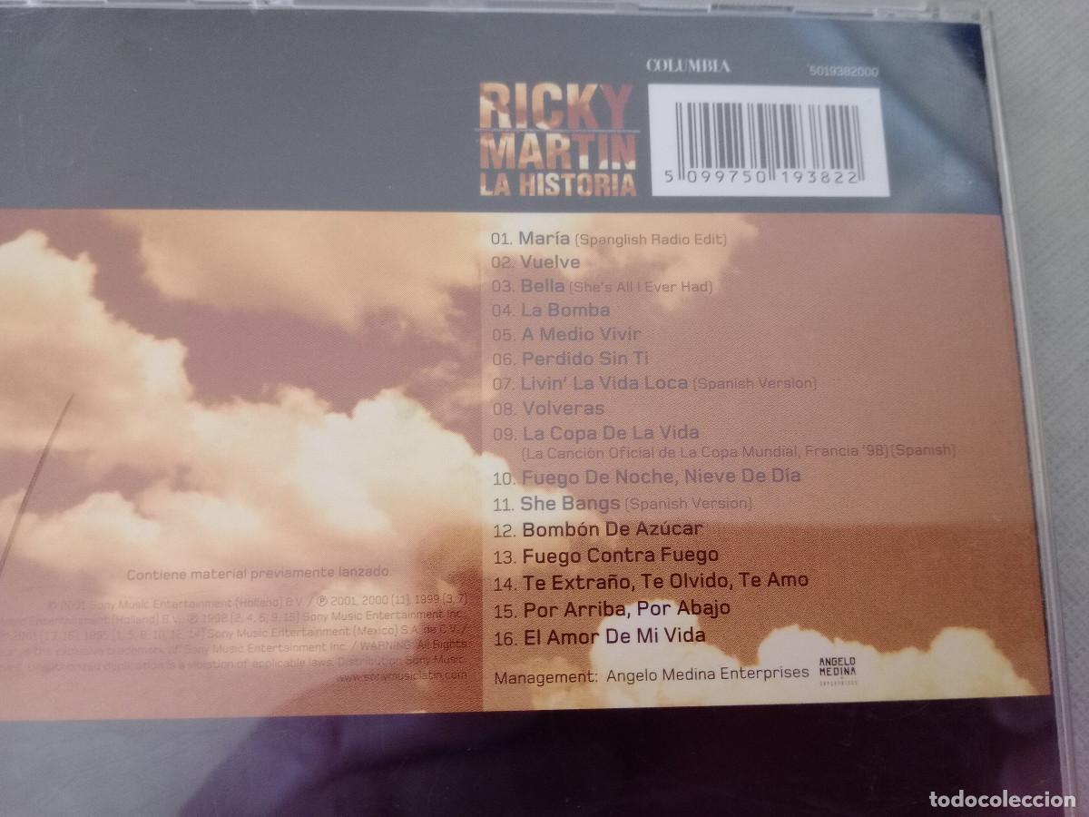 CDs de m&uacute;sica: RICKY MARTIN / LA HISTORIA DVD - Foto 3