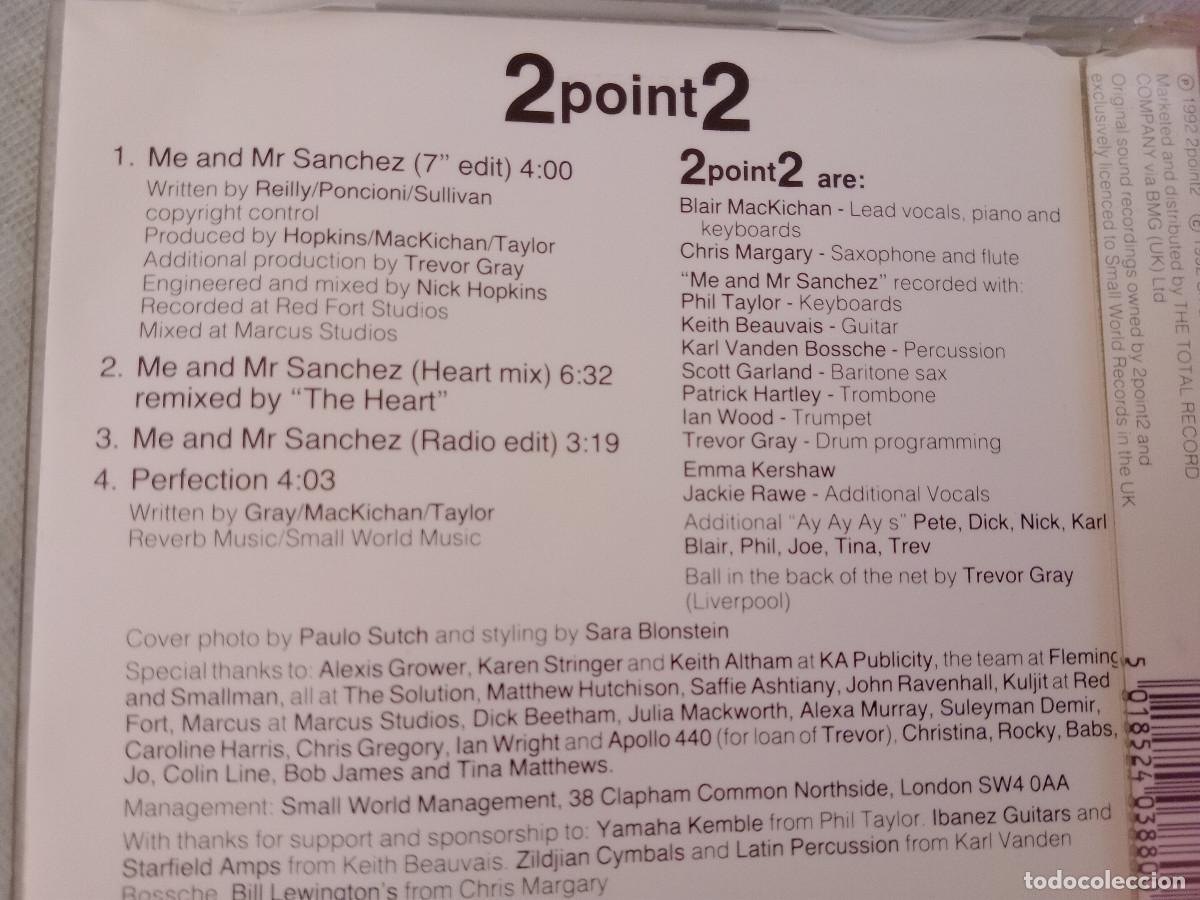 CDs de m&uacute;sica: 2 POINT 2 / ME AND MR SANCHEZ DVD - Foto 3