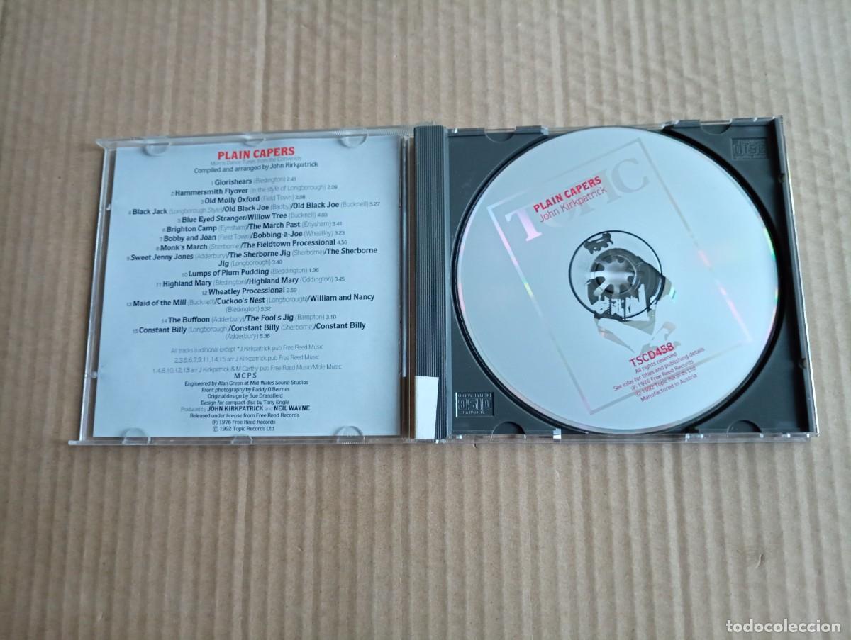 CDs de m&uacute;sica: JOHN KIRKPATRICK ( STEELEYE SPAN ) - PLAIN CAPERS CD 1992 FOLK - Foto 2