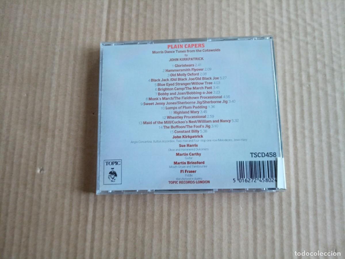 CDs de m&uacute;sica: JOHN KIRKPATRICK ( STEELEYE SPAN ) - PLAIN CAPERS CD 1992 FOLK - Foto 3