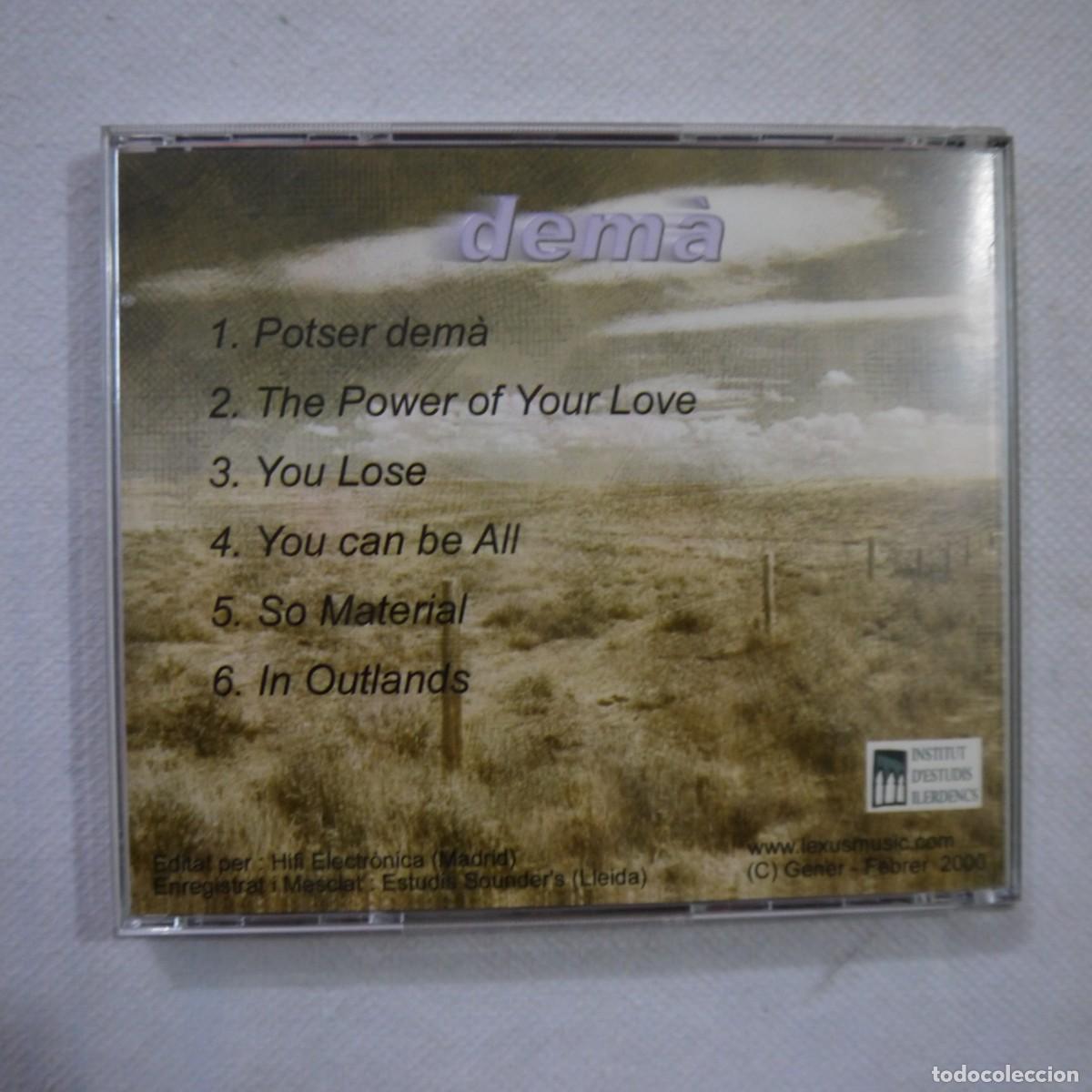CDs de m&uacute;sica: LEXUS - DEM&Agrave; - CD 2000 - Foto 3