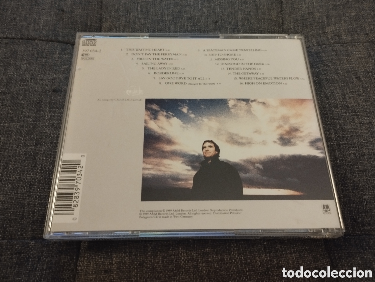 CDs de m&uacute;sica: CHRIS DE BURGH. SPARK TO A FLAME (CD) - Foto 3