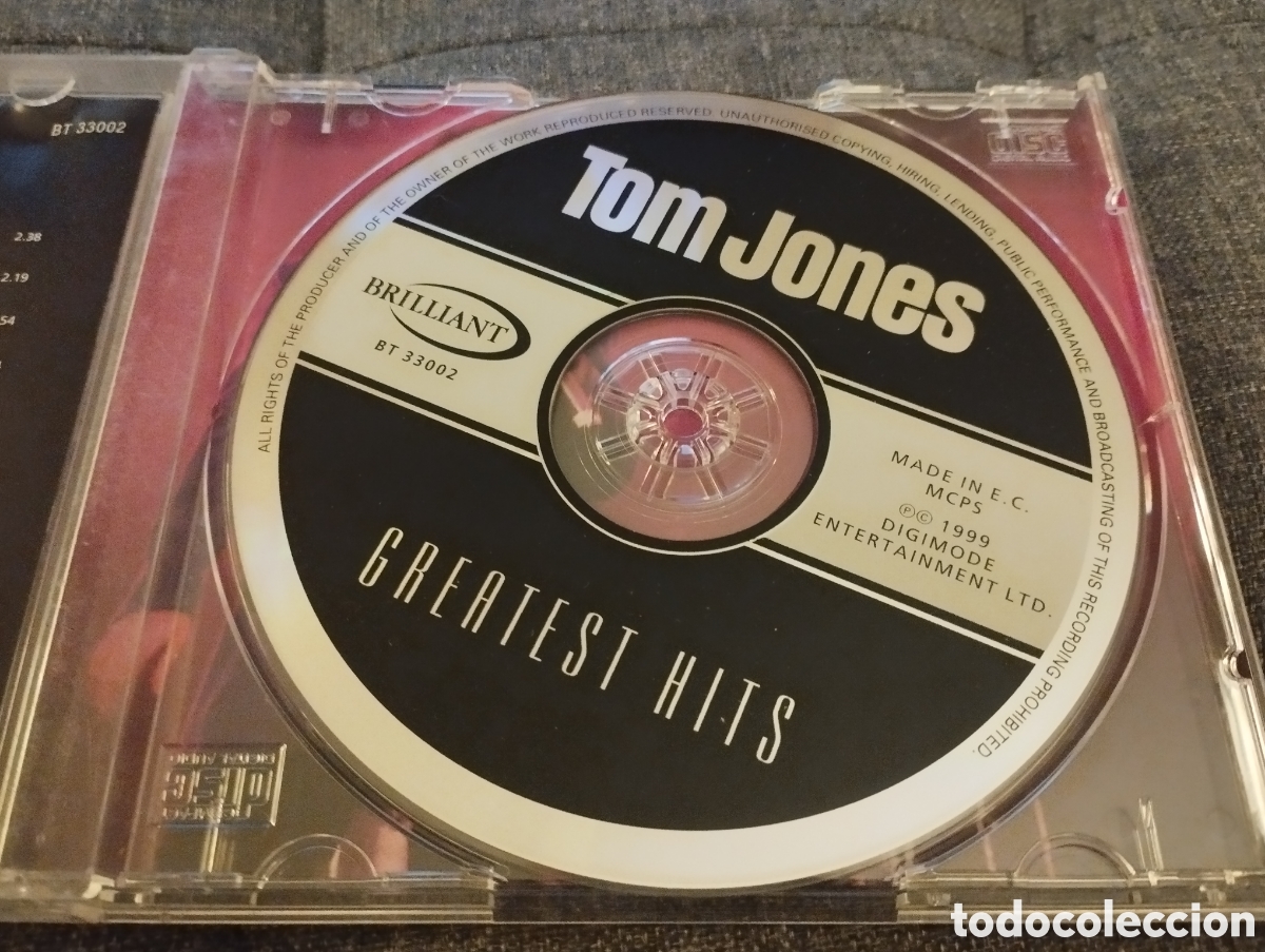 CDs de m&uacute;sica: TOM JONES. GREATEST HITS (CD) - Foto 2