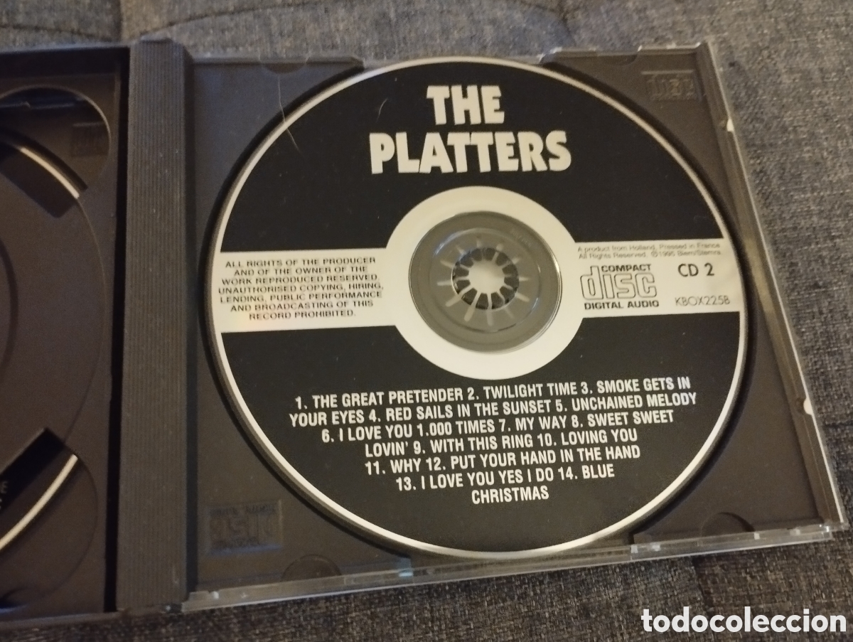 CDs de m&uacute;sica: THE PLATTERS (2 CDS) - Foto 3