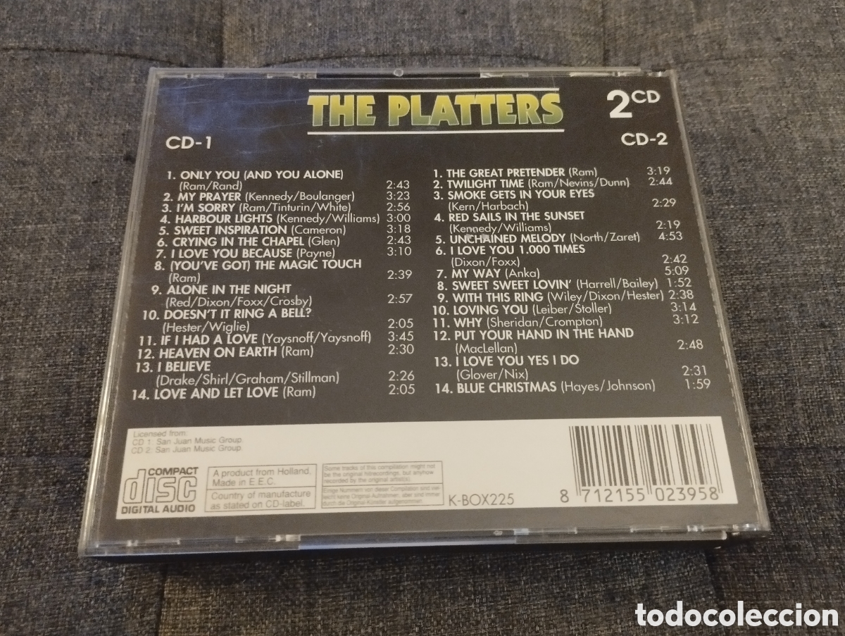 CDs de m&uacute;sica: THE PLATTERS (2 CDS) - Foto 4