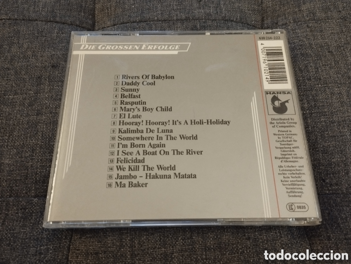 CDs de m&uacute;sica: BONEY M. - FANTASTIC BONEY M. (CD) - Foto 3