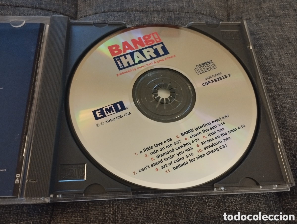CDs de m&uacute;sica: COREY HART. BANG! (CD) - Foto 2