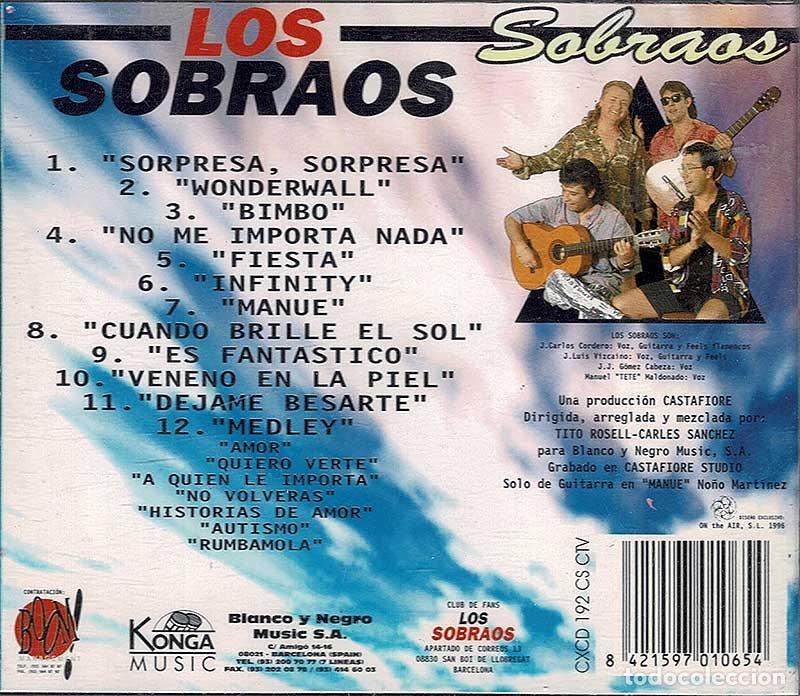 CDs de m&uacute;sica: Los Sobraos - Sobraos. CD - Foto 2