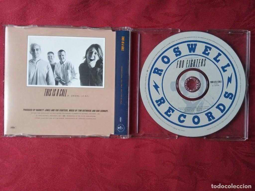 CDs de m&uacute;sica: Foo Fighters. This Is A Call. CD Single. Promo. - Foto 2