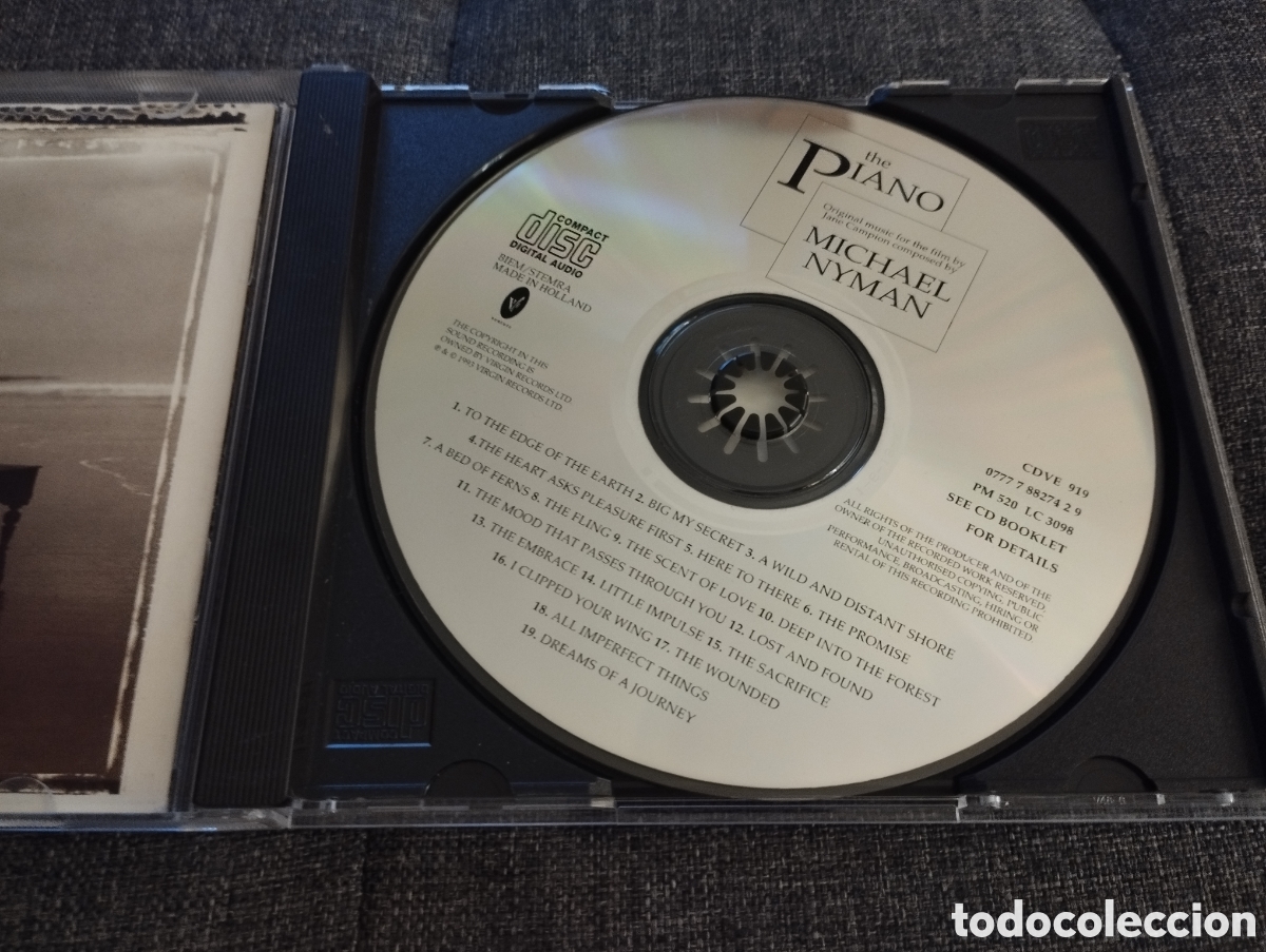 CDs de m&uacute;sica: MICHAEL NYMAN. THE PIANO (CD) - Foto 2