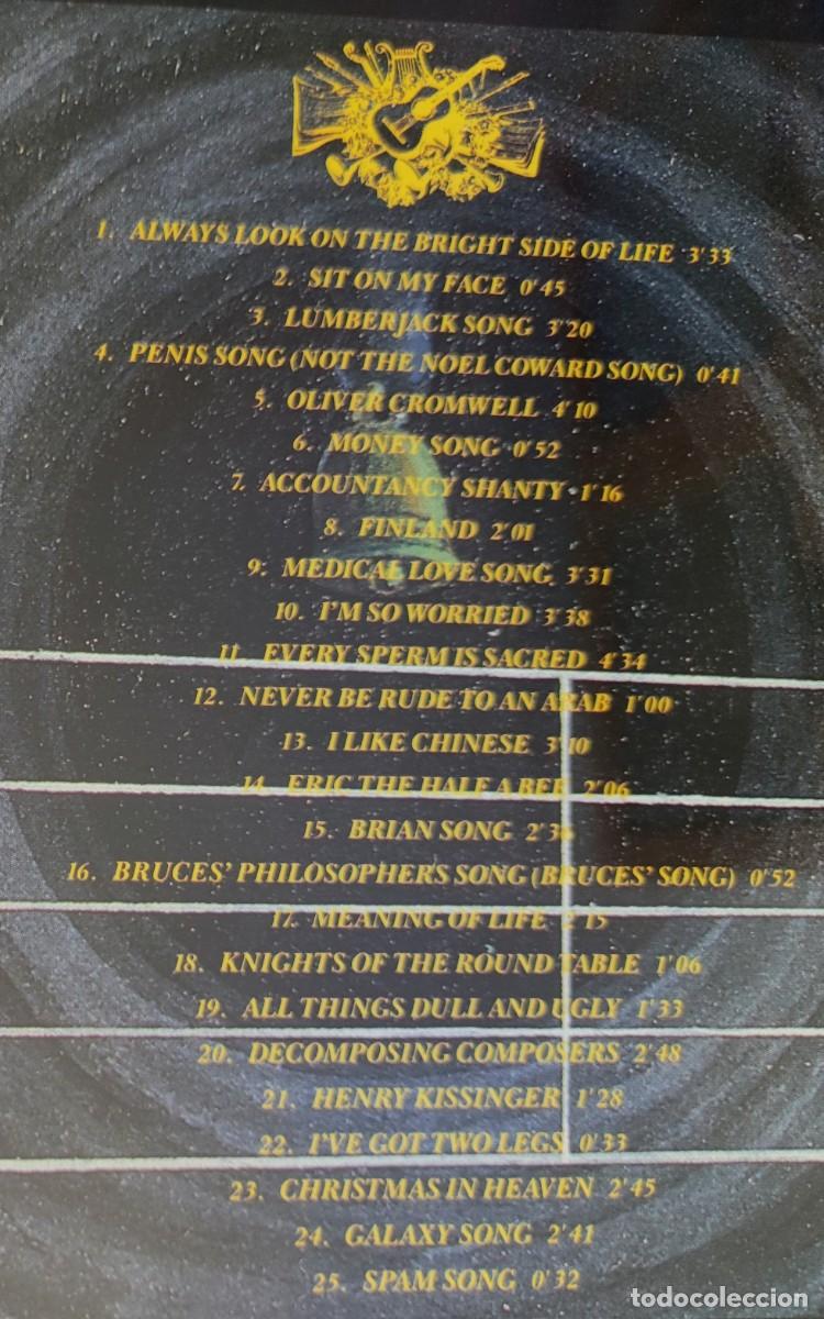 CDs de m&uacute;sica: MONTY PYTHON SINGS - 1989 CD VIRGIN RECORDS / 25 CANCIONES BSO DE LOS PYTHON - IMPECABLE ESTADO - Foto 2