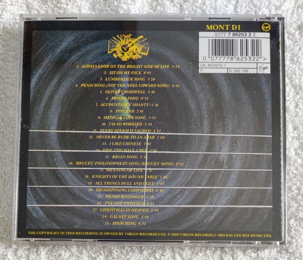 CDs de m&uacute;sica: MONTY PYTHON SINGS - 1989 CD VIRGIN RECORDS / 25 CANCIONES BSO DE LOS PYTHON - IMPECABLE ESTADO - Foto 9