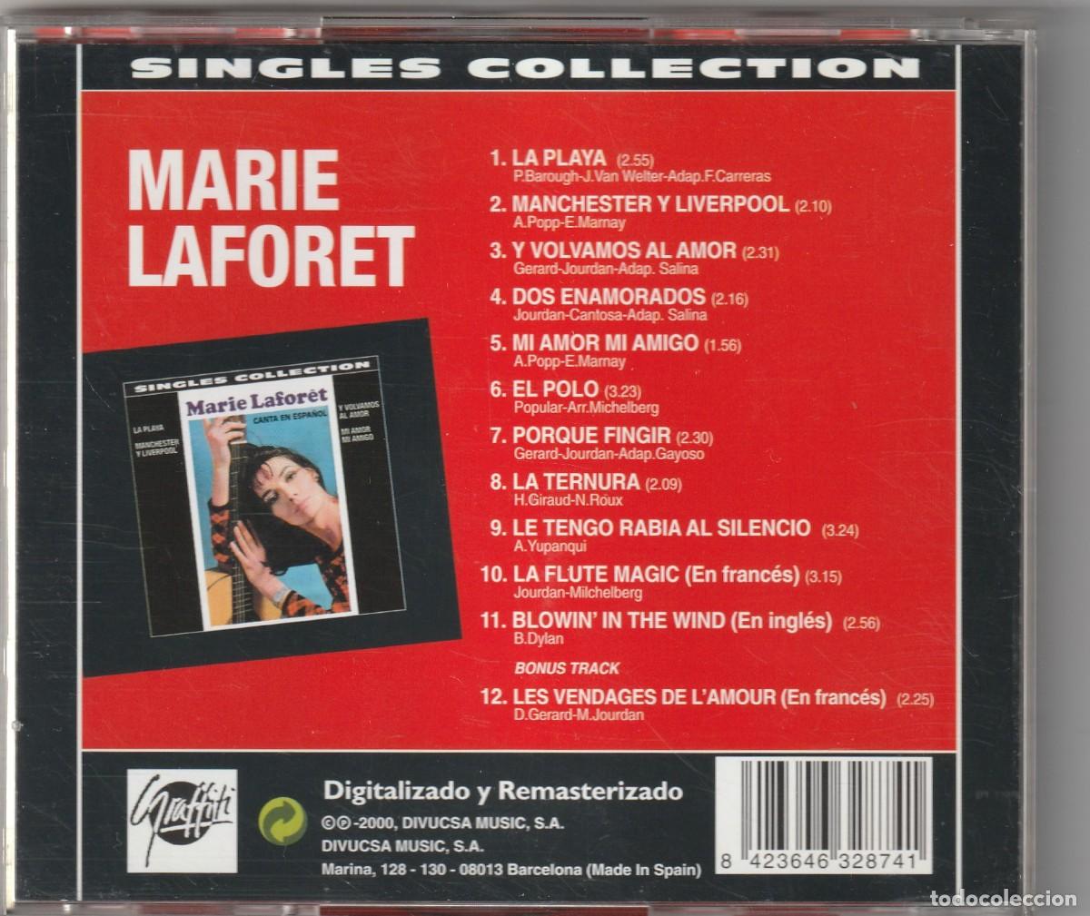 CDs de m&uacute;sica: MARIE LAFORET - CANTA EN ESPA&Ntilde;OL (CD GRAFFITI 2000) - Foto 2