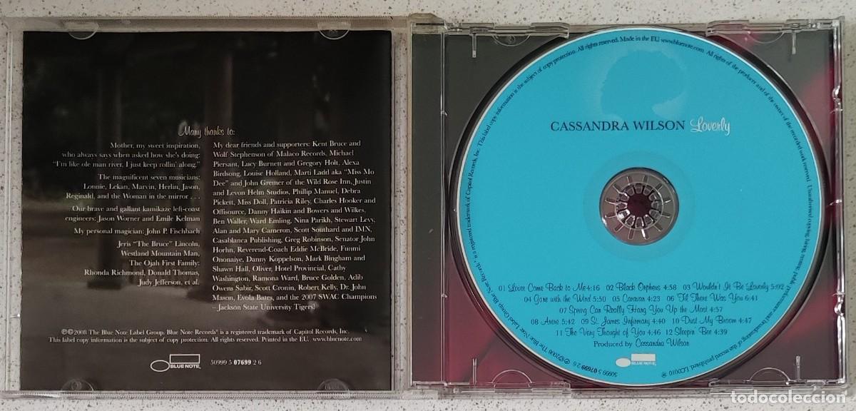 CDs de m&uacute;sica: CASSANDRA WILSON - LOVERLY (CD) 2008 - 12 TEMAS - BLUE NOTE - Foto 2