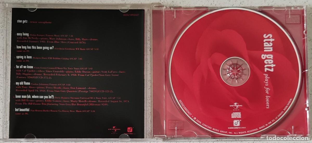 CDs de m&uacute;sica: STAN GETZ - PLAYS FOR LOVERS (CD) 2006 - 9 TEMAS - Foto 2