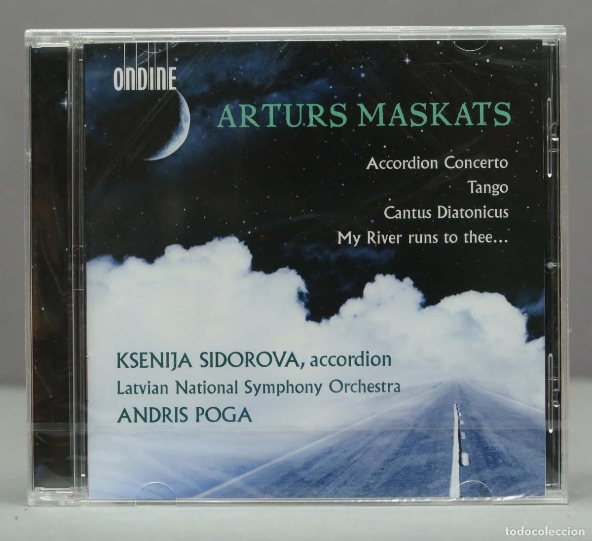 CDs de Musique: CD. Arturs Maskats Arturs Maskats: Accordion Concerto / Tango / Cantus. SIDOROVA. POGA. PRECINTADO