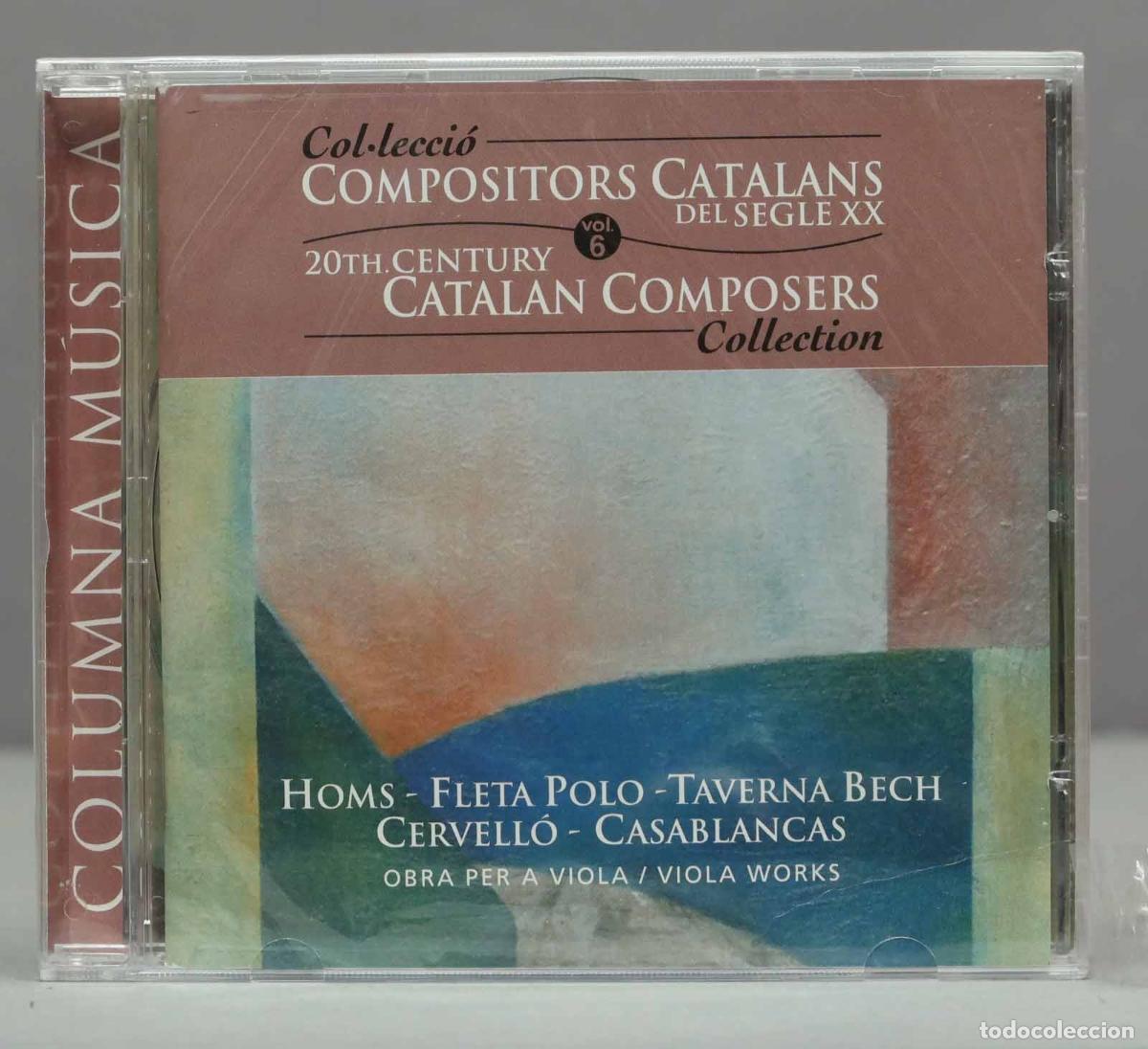 CDs de m&uacute;sica: CD. Casablancas &ndash; Compositors catalans segle XXI, Vol. 6: Obra per a viola. HOMS. POLO. PRECINTADO