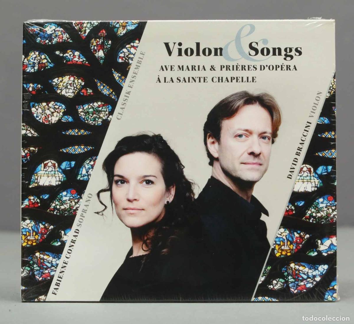 CDs de Musique: CD. Violon AND Songs. AVE MARIA AND PRIERES D&acute;OPERA A LA SAINT CHAPELLE. BRACCINI. CONRAD.PRECINTADO