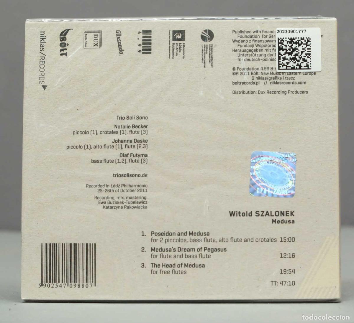 CDs de m&uacute;sica: CD. Witold Szalonek &ndash; Medusa. PRECINTADO - Foto 2