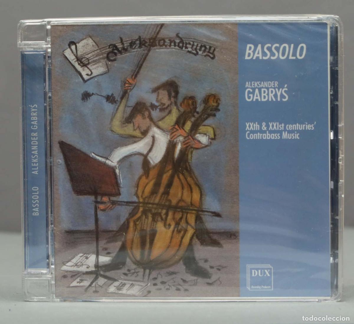 CD de M&uacute;sica: 2 CD. Gabrys &ndash; Bassolo. XXth AND XXIst Centuries&acute; Contrabass Music. PRECINTADO
