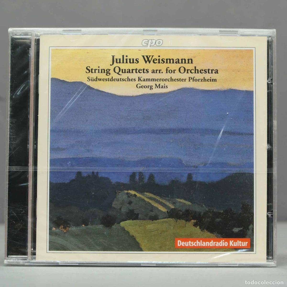 CDs de m&uacute;sica: CD. Mais &ndash; String Quartets Arr. For Orchestra. WEISMANN. PRECINTADO - Foto 1