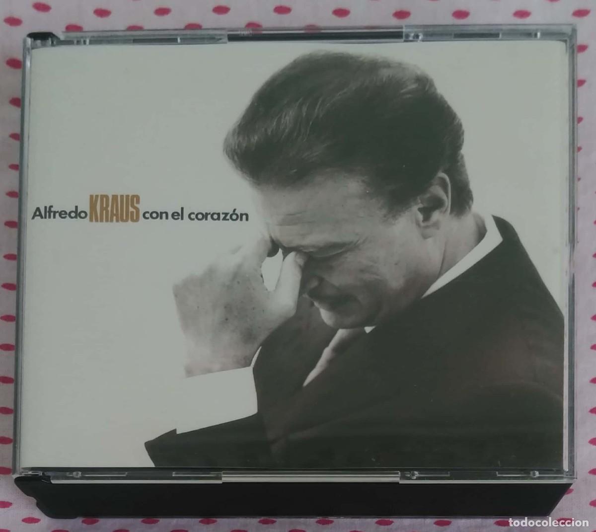 CDs de m&uacute;sica: ALFREDO KRAUS (CON EL CORAZON) 2 CDs 1991 - Foto 1
