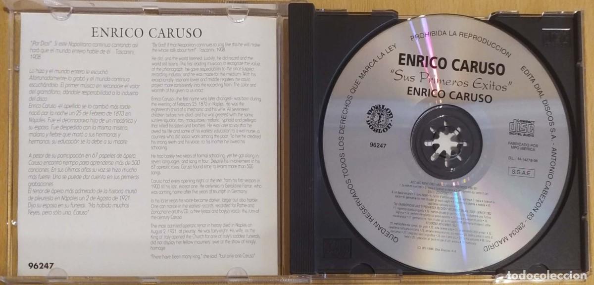 CDs de m&uacute;sica: ENRICO CARUSO (SUS PRIMEROS EXITOS) CD 1996 - Foto 3
