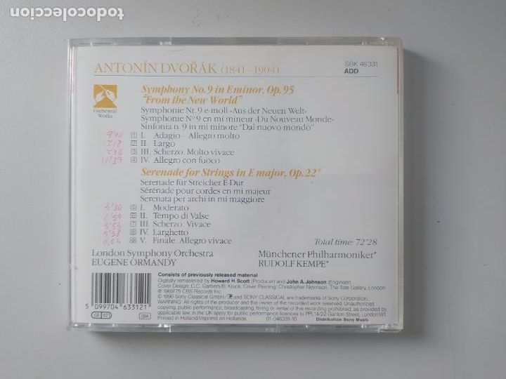 CDs de m&uacute;sica: DVORAK. SYMPHONY NO. 9. SERENADE FOR STRINGS. ESSENTIAL CLASSICS. CD. TDKCD248 - Foto 2