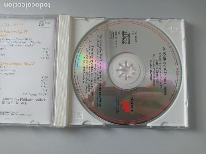 CDs de m&uacute;sica: DVORAK. SYMPHONY NO. 9. SERENADE FOR STRINGS. ESSENTIAL CLASSICS. CD. TDKCD248 - Foto 3