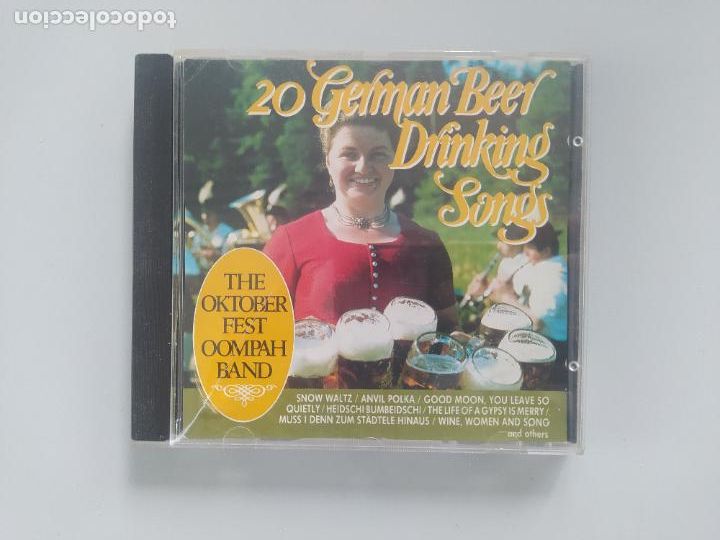 CD de M&uacute;sica: 20 GERMAN BEER DRINKING SONGS. CD. TDKCD250