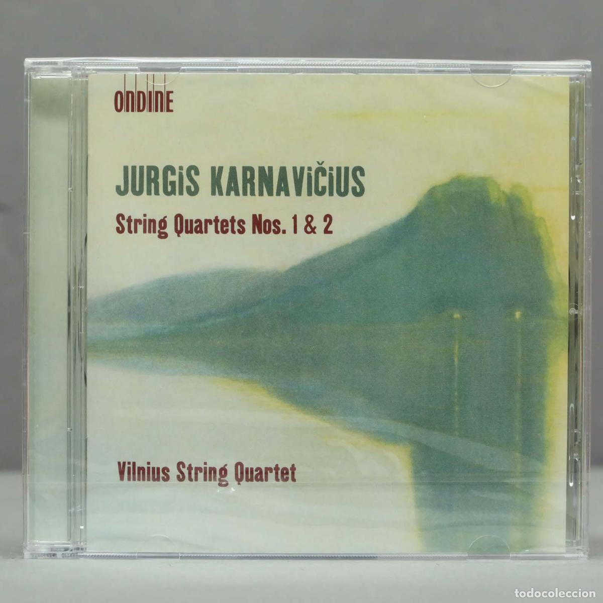CDs de m&uacute;sica: CD. Karnavičius, Vilnius String Quartet &ndash; String Quartets Nos. 1 AND 2 .PRECINTADO - Foto 1