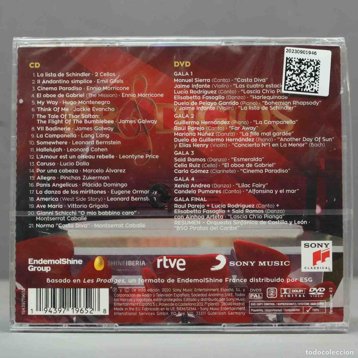 CDs de m&uacute;sica: CD+DVD. PRODIGIOS / VARIOS .PRECINTADO - Foto 2