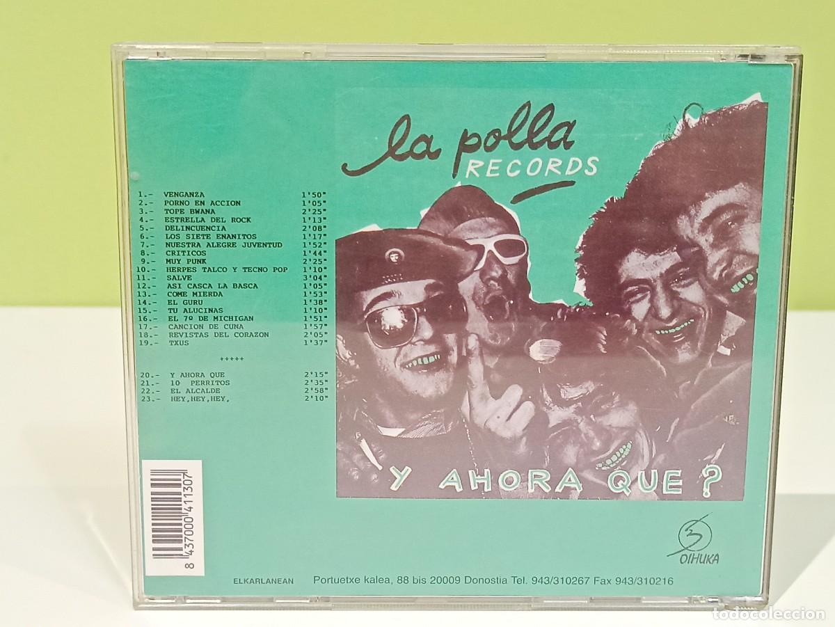 CDs de m&uacute;sica: CD La polla records Salve + y ahora que? - Foto 2