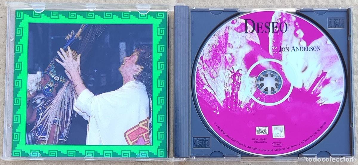 CDs de m&uacute;sica: JON ANDERSON - DESEO (CD) 1994 - 12 TEMAS - YES - Foto 2