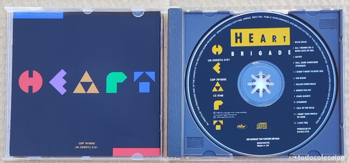 CDs de m&uacute;sica: HEART - BRIGADE (CD) 1990 - 13 TEMAS - Foto 2