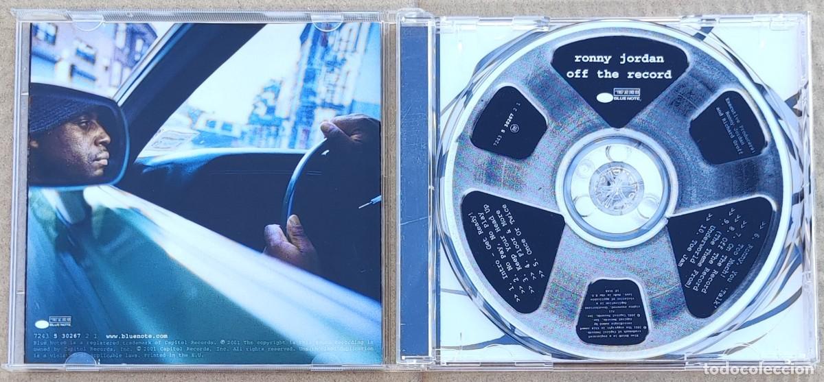 CDs de m&uacute;sica: RONNY JORDAN - OFF THE RECORD (CD) 2001 - 10 TEMAS - BLUE NOTE - Foto 2