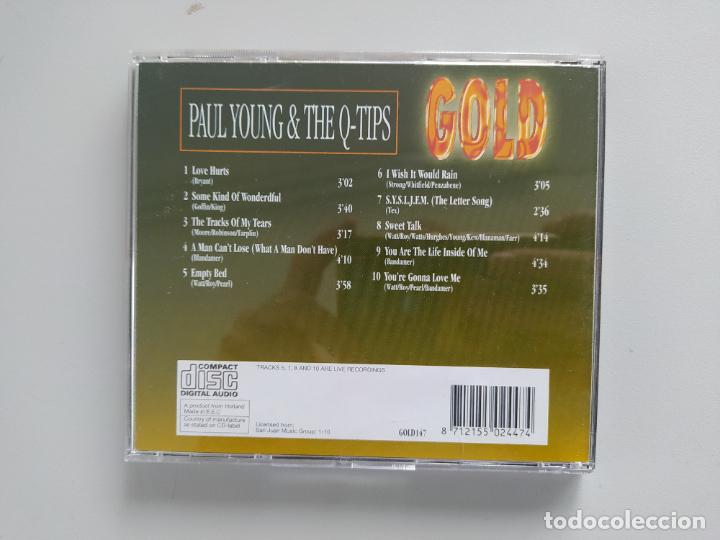 CDs de m&uacute;sica: PAUL YOUNG & THE Q-TIPS. GOLD. CD. TDKCD251 - Foto 3