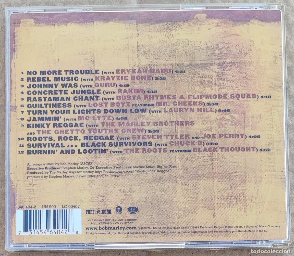 CDs de m&uacute;sica: BOB MARLEY - CHANT DOWN BABYLON (CD) 1999 - 12 TEMAS - Foto 3