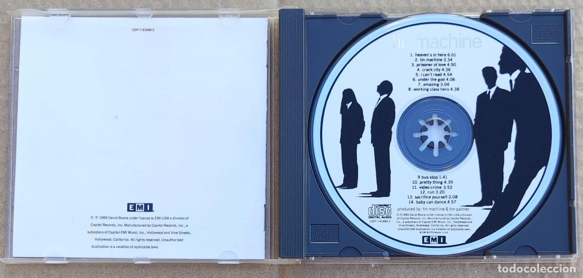 CDs de m&uacute;sica: TIN MACHINE - TIN MACHINE (CD) 1989 - 14 TEMAS - Foto 2