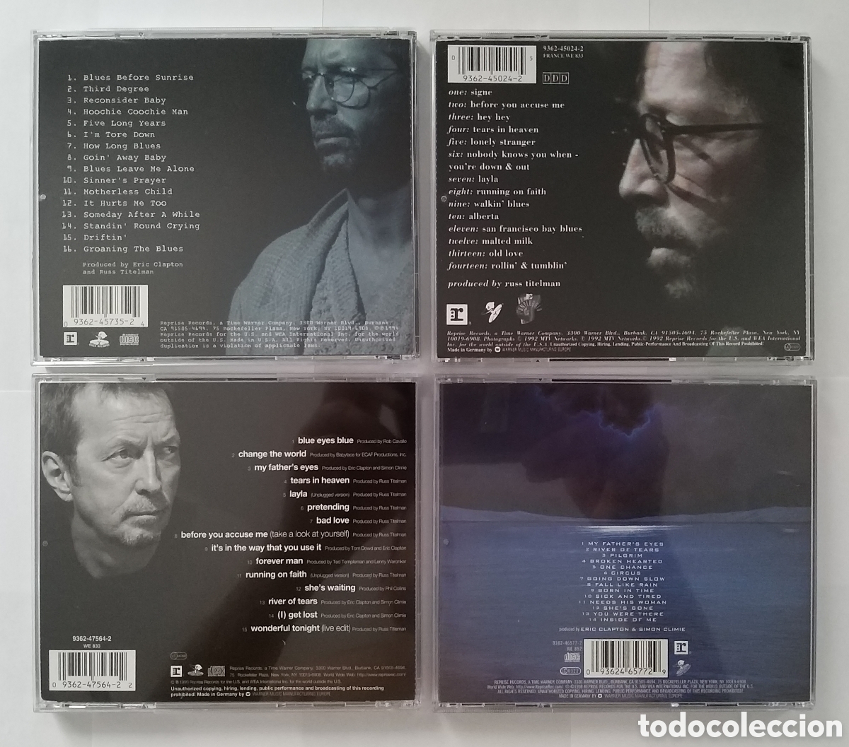 CDs de m&uacute;sica: ERIC CLAPTON x 4 ALBUMS - Foto 2