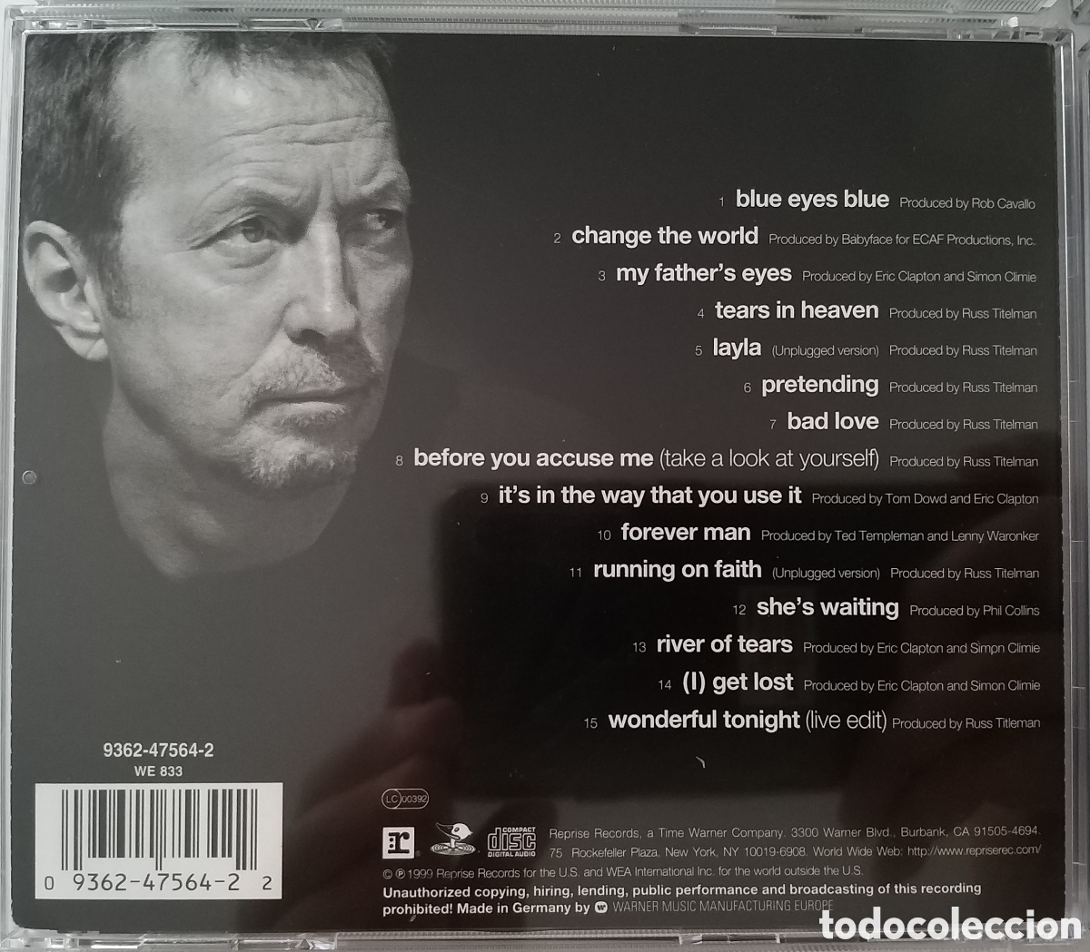 CDs de m&uacute;sica: ERIC CLAPTON x 4 ALBUMS - Foto 6
