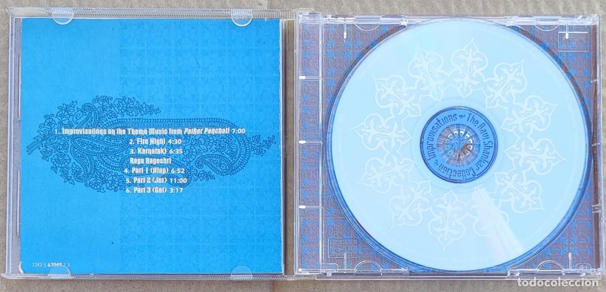 CDs de m&uacute;sica: RAVI SHANKAR - IMPROVISATIONS (CD) 1999 - 6 TEMAS - ED. USA - Foto 2