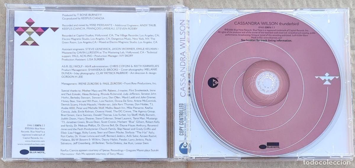 CDs de m&uacute;sica: CASSANDRA WILSON - THUNDERBIRD (CD) 2006 - 10 TEMAS - BLUE NOTE - Foto 2